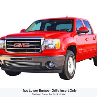 APG® - 1-Pc Chrome Polished Horizontal Billet Bumper Grille