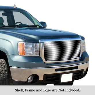 APG® - 1-Pc Chrome Polished 8x6 mm Horizontal Billet Main Grille