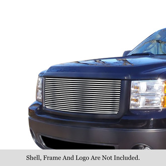 APG® - 1-Pc Chrome Polished 8x6 mm Horizontal Billet Main Grille