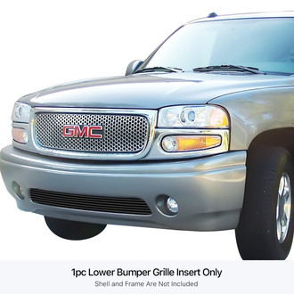 APG® - 1-Pc Black 8x6 mm Horizontal Billet Bumper Grille