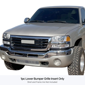 APG® - 1-Pc Polished Horizontal Billet Bumper Grille