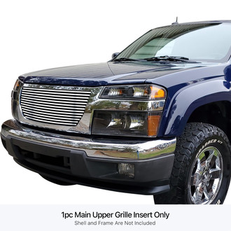 APG® - 1-Pc Chrome Polished 8x6 mm Horizontal Billet Main Grille