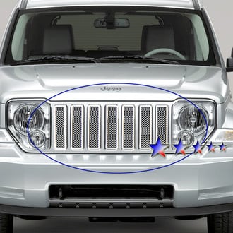 APG® - 7-Pc Chrome Polished 1.8 mm Wire Mesh Main Grille