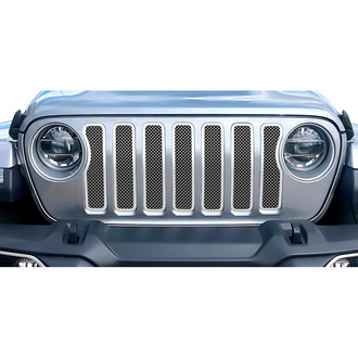 APG® - 1-Pc Chrome Polished 1.8 mm Wire Mesh Main Grille