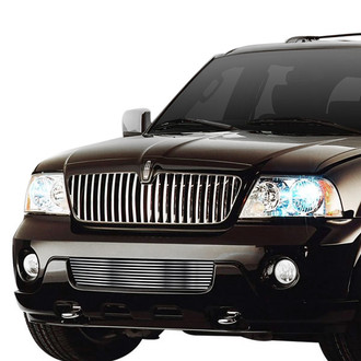 APG® - 1-Pc Silver Hairline Horizontal Billet Bumper Grille