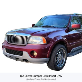 APG® - 1-Pc Black Horizontal Billet Bumper Grille