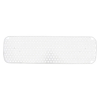 APG® - 1-Pc Sheet Series Silver Hairline Round Hole Punch Laser Cut Bumper Grille