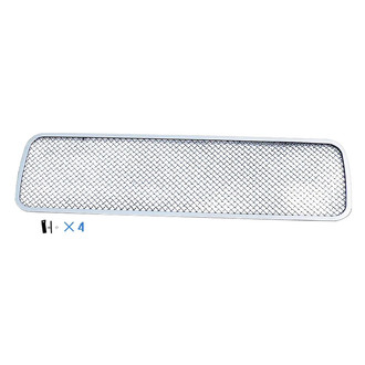 APG® - 1-Pc Plain Weave Style Chrome Polished 1.8 mm Wire Mesh Bumper Grille