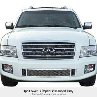 APG® - 1-Pc Chrome Polished 1.8 mm Wire Mesh Bumper Grille