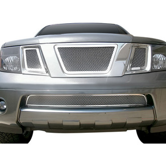 APG® - 1-Pc Chrome Polished 1.8 mm Wire Mesh Bumper Grille