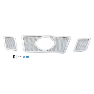 APG® - Chrome Polished 1.8 mm Wire Mesh Main and Bumper Grille Set