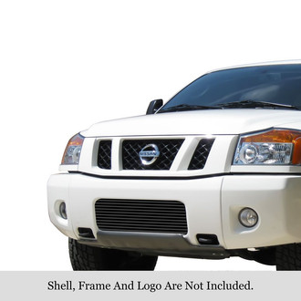 APG® - 1-Pc Black 8x6 mm Horizontal Billet Bumper Grille