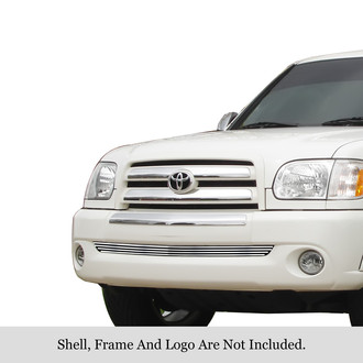APG® - 1-Pc Chrome Polished Horizontal Billet Bumper Grille