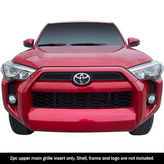 APG® - 2-Pc Black 1.8 mm Wire Mesh Main Grille