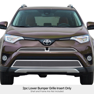 APG® - 2-Pc Chrome 1.8 mm Wire Mesh Bumper Grille