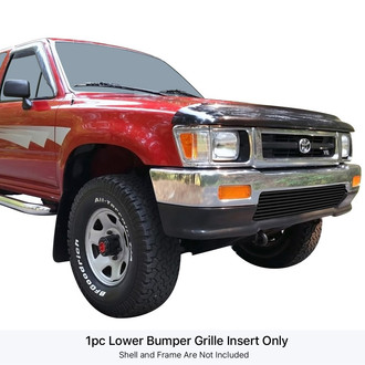 APG® - 1-Pc Black Horizontal Billet Bumper Grille