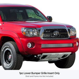 APG® - 1-Pc Chrome Polished Horizontal Billet Bumper Grille