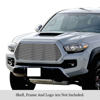 APG® - 1-Pc Chrome Polished Horizontal Billet Main Grille