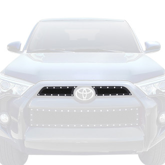 APG® - 3-Pc Rivet Style Black 1.8 mm Wire Mesh Main and Bumper Grille Kit
