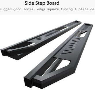 APG® - 2" Square Tube Black Side Armors