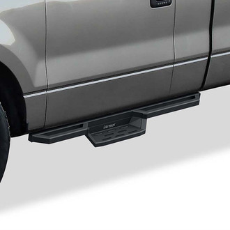 APG® - 6" ST Drop Style Cab Length Black Rectangular Nerf Bars