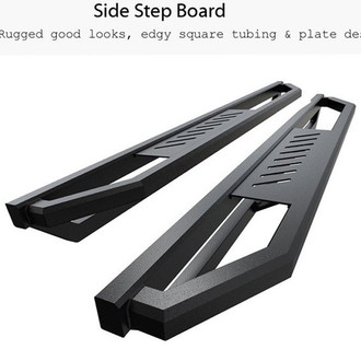 APG® - 2" Square Tube Black Side Armors