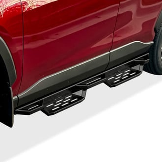 APG® - 6" ST Drop Style Black Rectangular Nerf Bars
