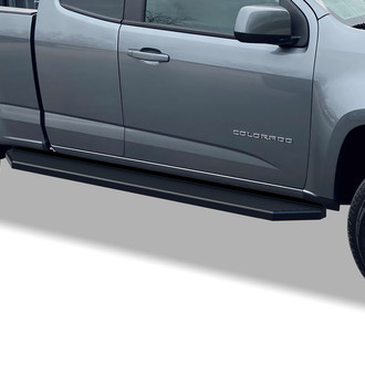 APG® - 6" H Series Wheel-to-Wheel Black Running Boards