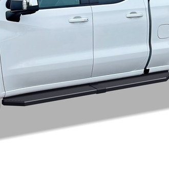 APG® - 6" H Series Wheel-to-Wheel Black Running Boards