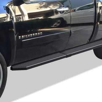 APG® - 6" H Series Wheel-to-Wheel Black Running Boards