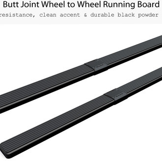 APG® - 5" iStep Wheel-to-Wheel Black Running Boards