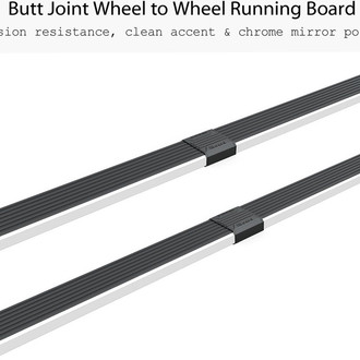 APG® - 5" iStep Wheel-to-Wheel Silver Running Boards