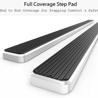 APG® - 6" iStep Cab Length Silver Running Boards