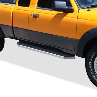 APG® - 6" H Series Cab Length Polished Running Boards