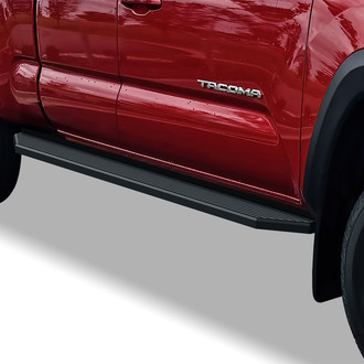 APG® - 6" H Series Wheel-to-Wheel Black Running Boards