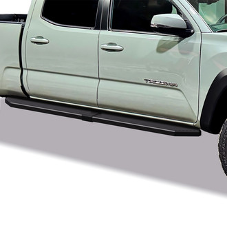 APG® - 6" H Series Wheel-to-Wheel Black Running Boards