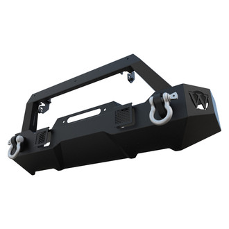 APG® - Stubby Black Front Winch HD Bumper with Hoop