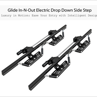 APG® - 5" Power-A Series Cab Length Black Side Steps