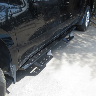 APG® - 5" RS Drop Style Black Rectangular Nerf Bars