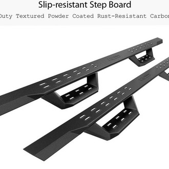 APG® - 5" RS Drop Style Black Rectangular Nerf Bars