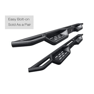 APG® - Drop Down Style Cab Length Black Nerf Bars