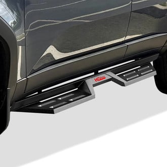 APG® - DS Drop Down Style Black Trapezoid Nerf Bars