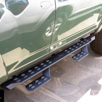 APG® - 5" RS Drop Style Black Rectangular Nerf Bars