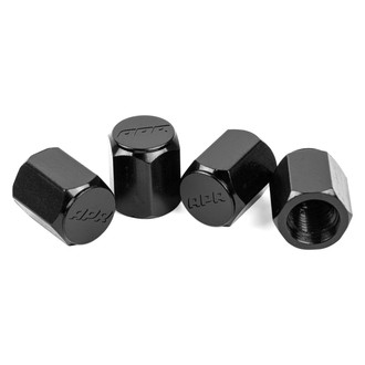 APR® - Gloss Black Wheel Valve Stem Caps