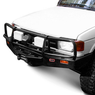 ARB® - Deluxe Full Width Black Powder Coated Front Winch HD Bumper with Grille Guard