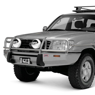 ARB® - Deluxe Full Width Black Powder Coated Front Winch HD Bumper with Grille Guard