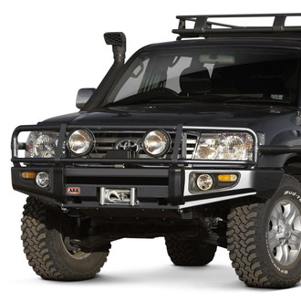 ARB® - Deluxe Full Width Black Powder Coated Front Winch HD Bumper with Grille Guard