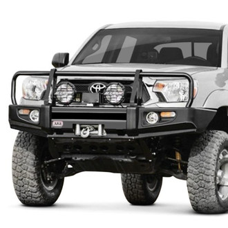 ARB® - Deluxe Full Width Black Powder Coated Front Winch HD Bumper with Grille Guard