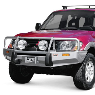 ARB® - Deluxe Full Width Black Powder Coated Front Winch HD Bumper with Grille Guard