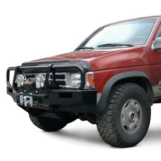 ARB® - Deluxe Full Width Black Powder Coated Front Winch HD Bumper with Grille Guard